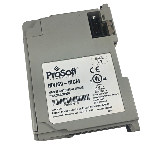 MVI69-MCM New ProSoft Technology Modbus Master/Slave Network Interface Module